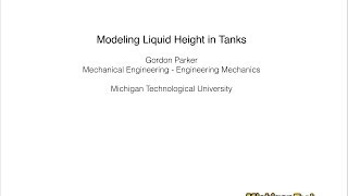 Modeling Fluid Flow Between Tanks