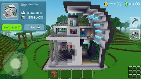 Modern House #12 - Block Craft 3d: Building Simulator Games for Free