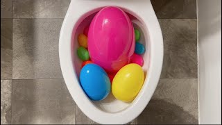 Will it Flush - Coca Cola, Sprite, Mirinda Balloons and GIANT Surprise Eggs 4