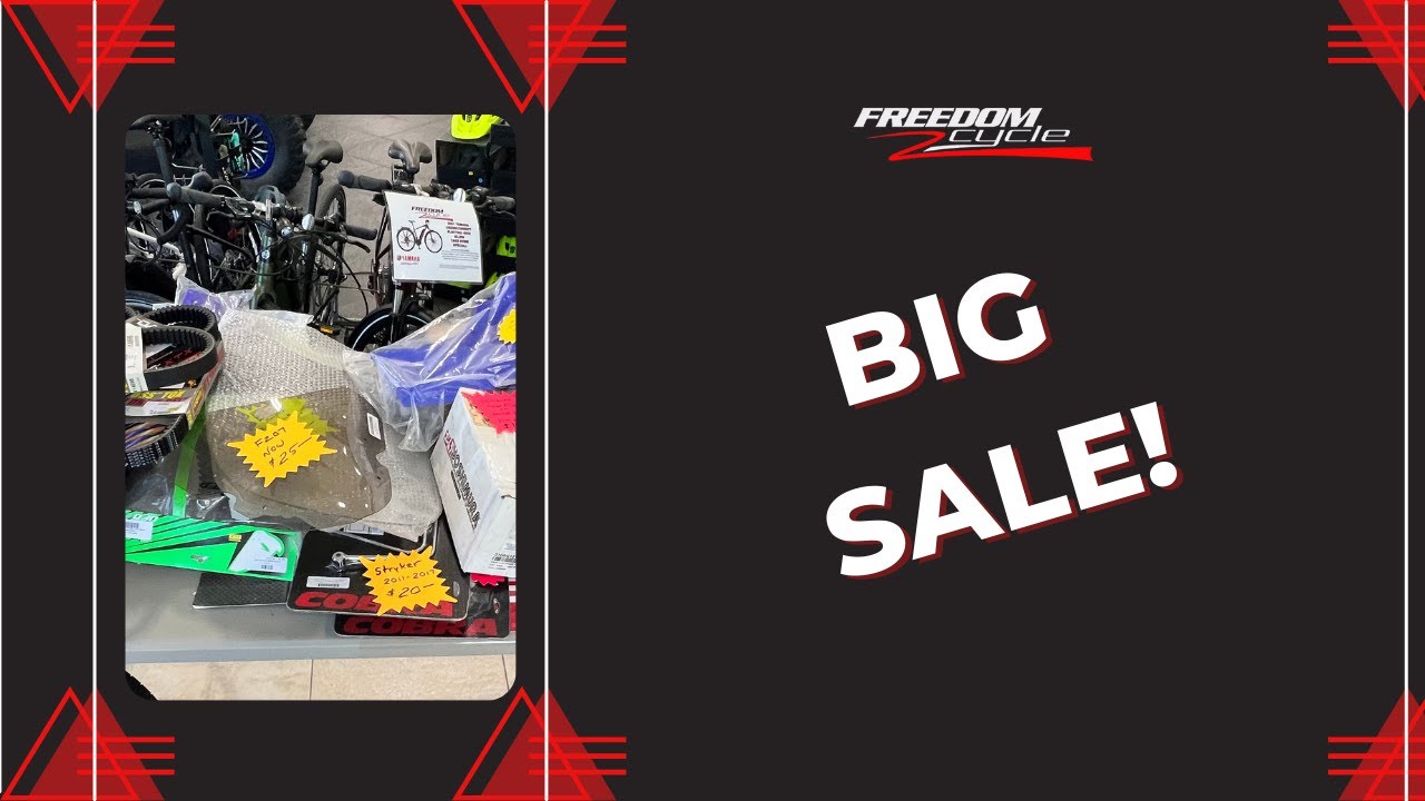 BIG CLEARANCE SALE AT FREEDOM CYCLE CONCORD NH! YouTube