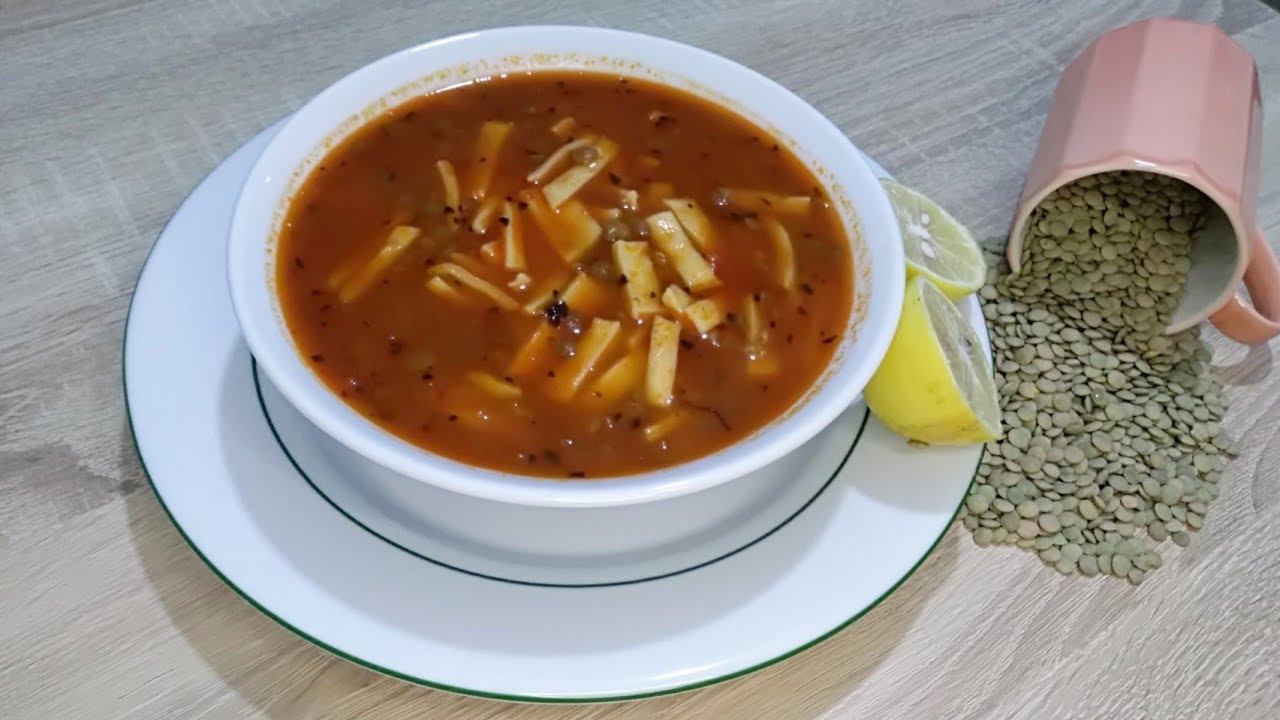 Erişteli Yeşil Mercimek Çorbası Tarifi (Kesme Aşı Tarifi) Sofra Tv ile Yemek Tarifleri
