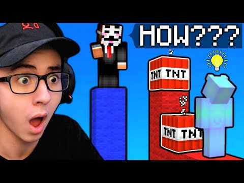 The SMARTEST TNT Jump in Minecraft Bedwars...