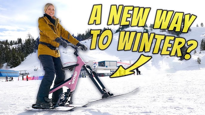 How To Ride A SNO-GO Ski Bike 