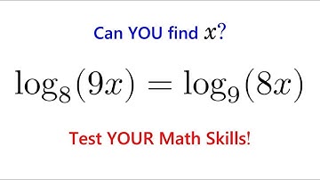 This Log Equation in Different Bases Stumps Students — Can You Solve It?
