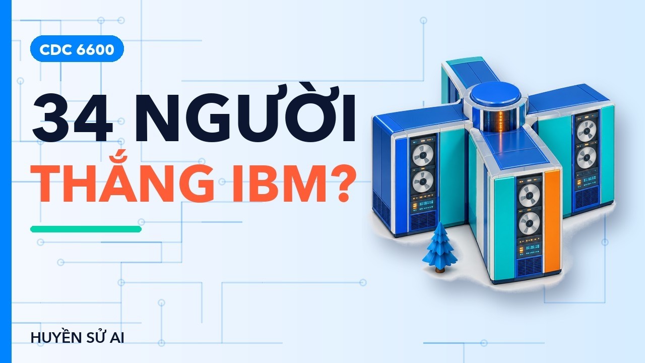 34 người kể cả lao công đánh bại IBM: cuộc đua siêu máy tính năm 1964