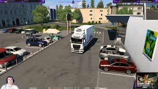 Euro Truck Simulator 2 Карта ALFAOMEGA начало...первые эмоции. Катаем по живописной карте.