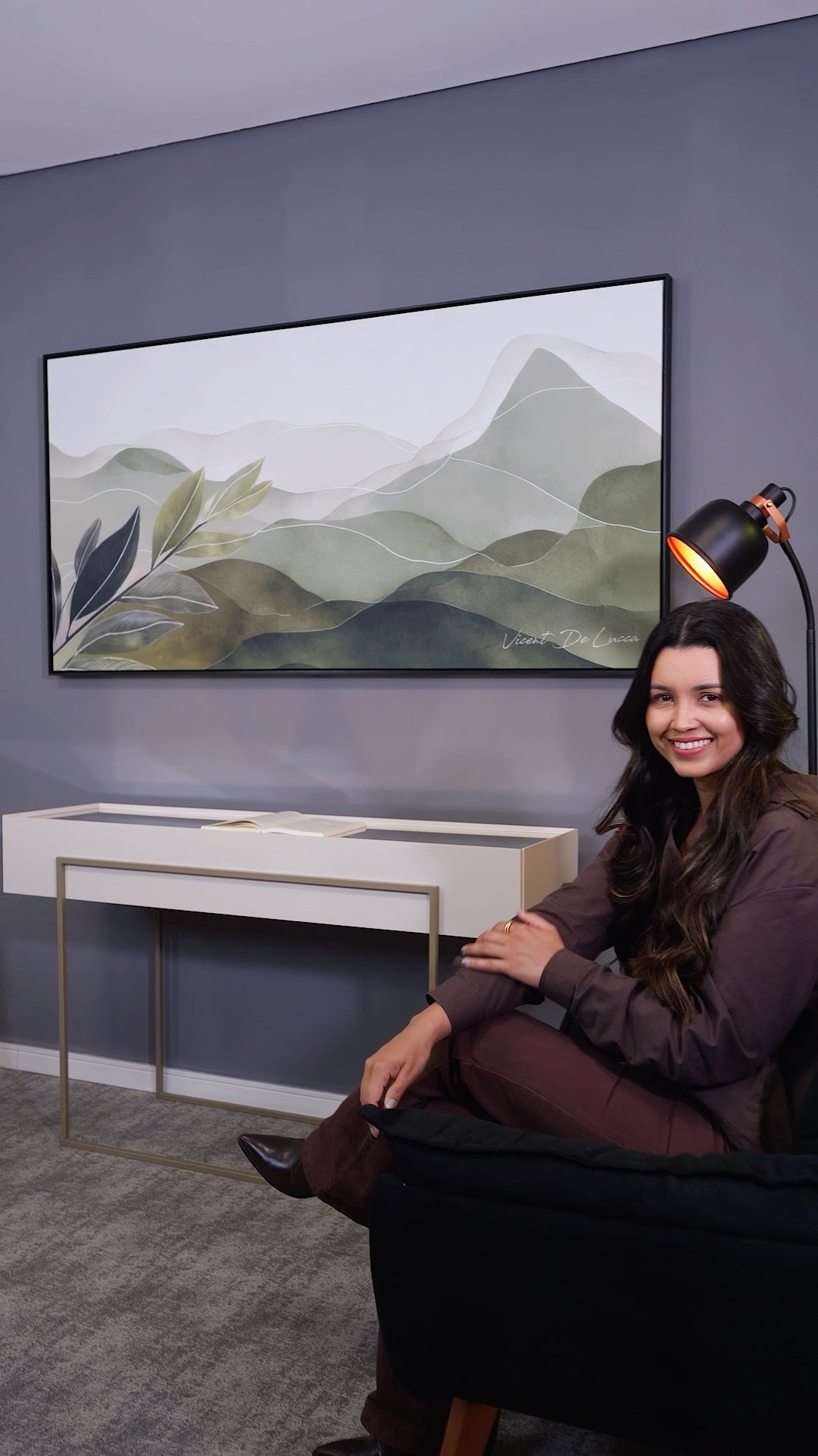 Vídeo de Quadro Boho Fluxo da Natureza