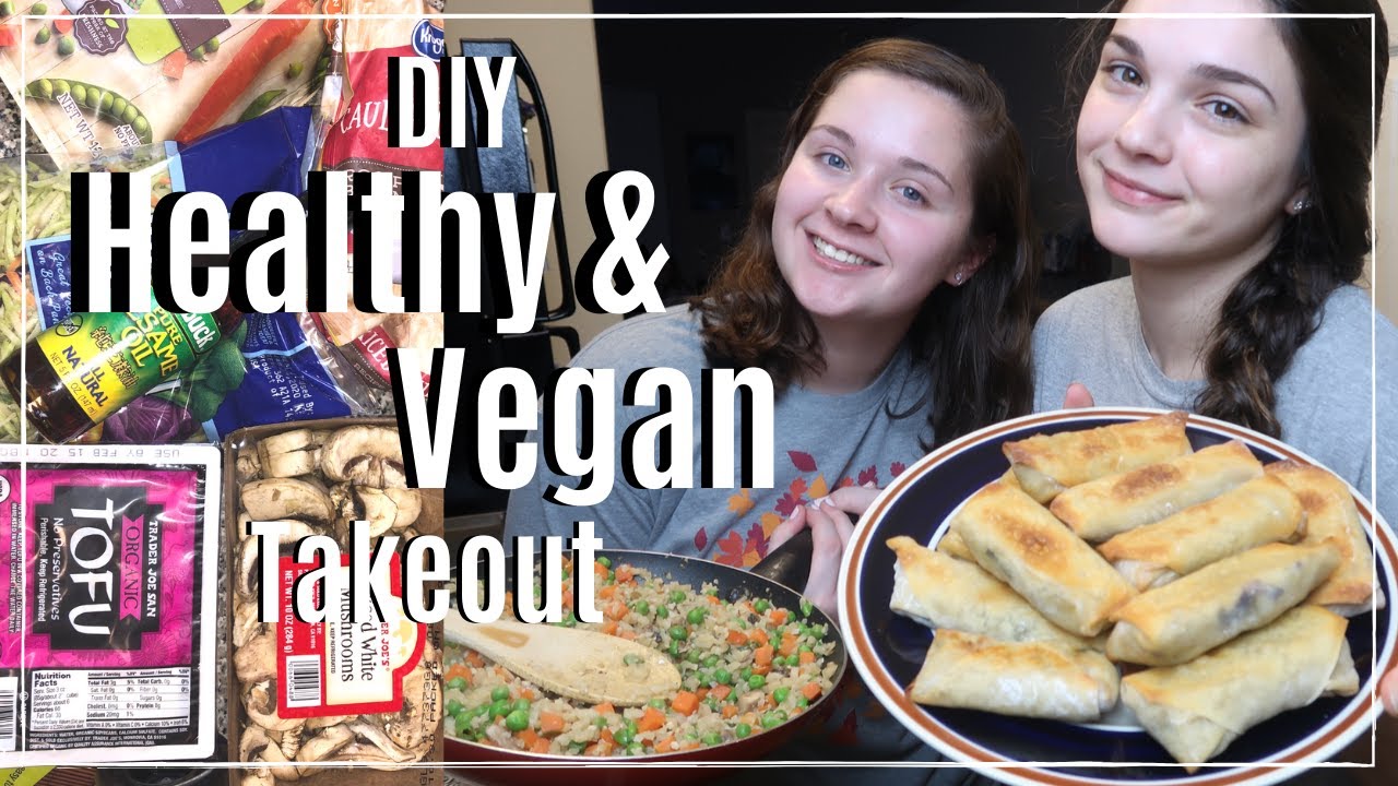 Cook With Us || Healthy & Vegan Takeout!! - YouTube