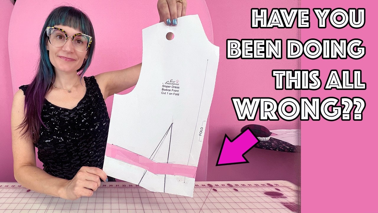 how to shorten bodice of dress Short Torso Adjustment for The Axis Dress  Papercut Patterns