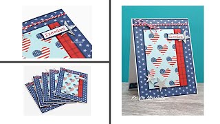 Kristie's Card Challenge - Patriotic Colors