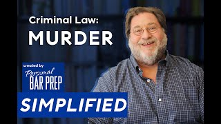 Criminal Law: Murder — SIMPLIFIED