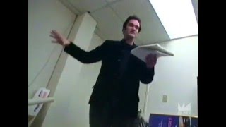 Quentin Tarantino reads early draft of Quentin Tarantino reads early draft of