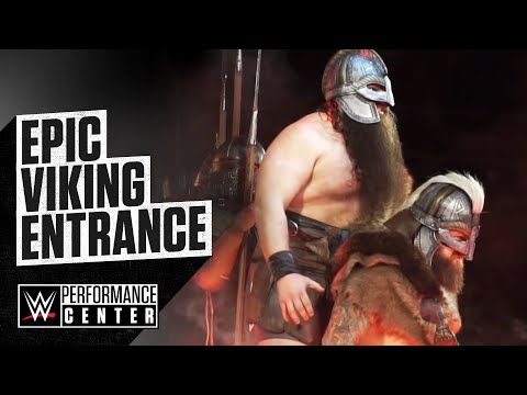 Backstage at WAR RAIDERS' Epic VIKING Entrance