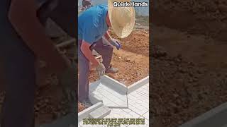Details 텃밭 및 야외 배수구 바닥재 설치 시공 방법 #worker #process #tutorial #civil #guide Guide
