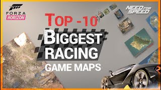 Forza Horizon 5 Map Size comparison  Biggest Racing game maps