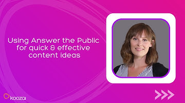 Using Answer the Public for quick & effective content ideas