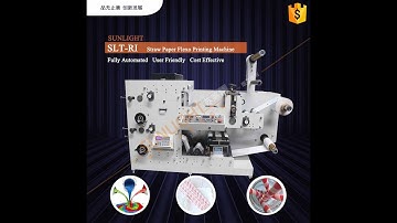 SLT-RI Straw Paper Flexo Printing Machine