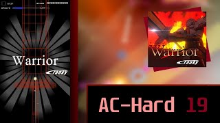 [Groove Coaster 2 OS] | (19★) Warrior (AC-Hard) Full Chain screenshot 5