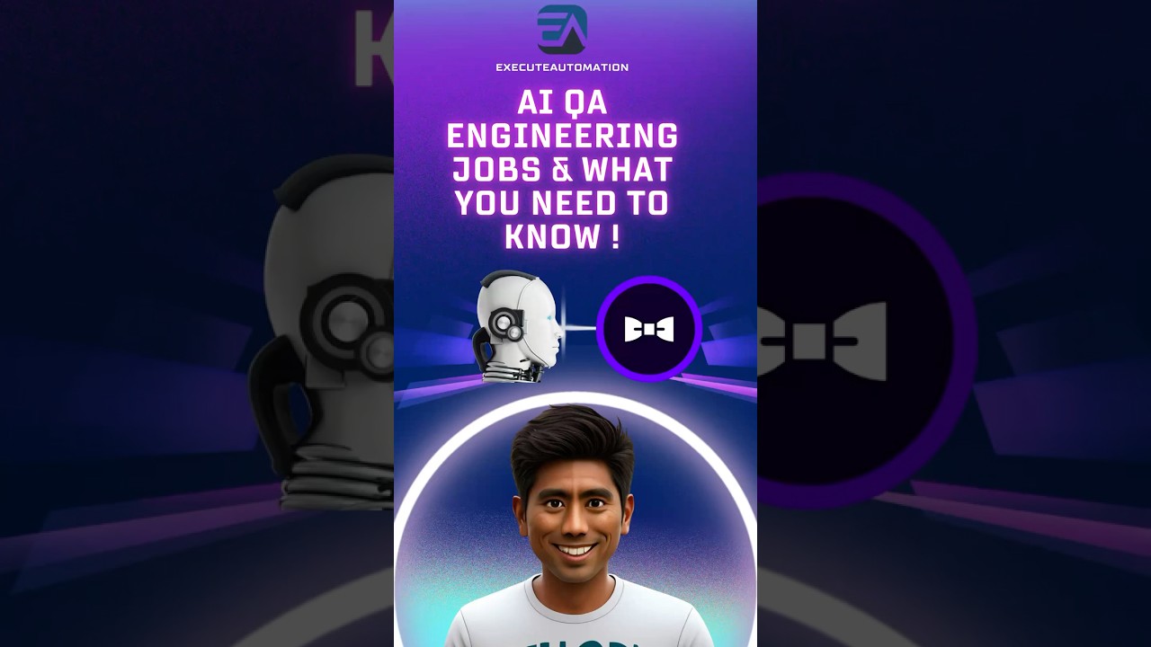 Is QA Role Changing due to AI ?🤖 #executeautomation #ai