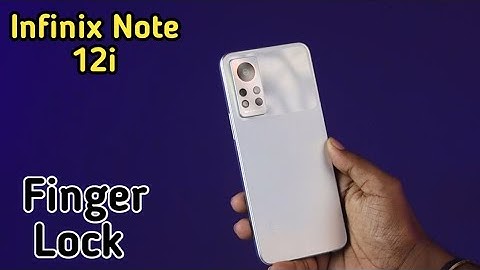 Infinix Note 12i Fingerprint Lock Setting, How To Set Fingerprint In Infinix Note 12i,