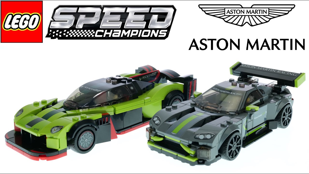 LEGO Speed Champions 76910 Aston Martin Valkyrie AMR Pro and Aston