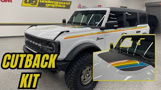 How To Install Your Ford Bronco Cutback Stripe Kit | From Underground Graphics