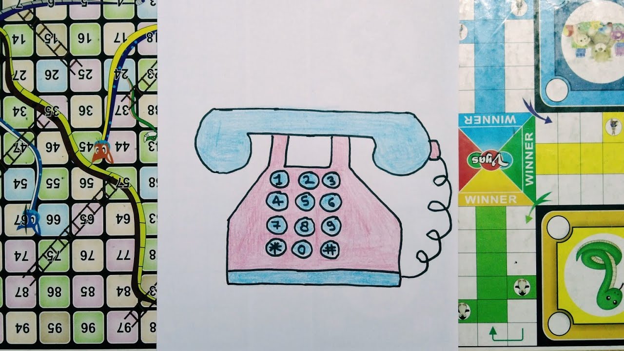 Telephone Quick Draw Learn to draw a telephone. #drawing #telephone - YouTube