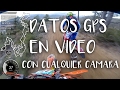 Datos GPS en vídeo de acción con cualquier cámara.