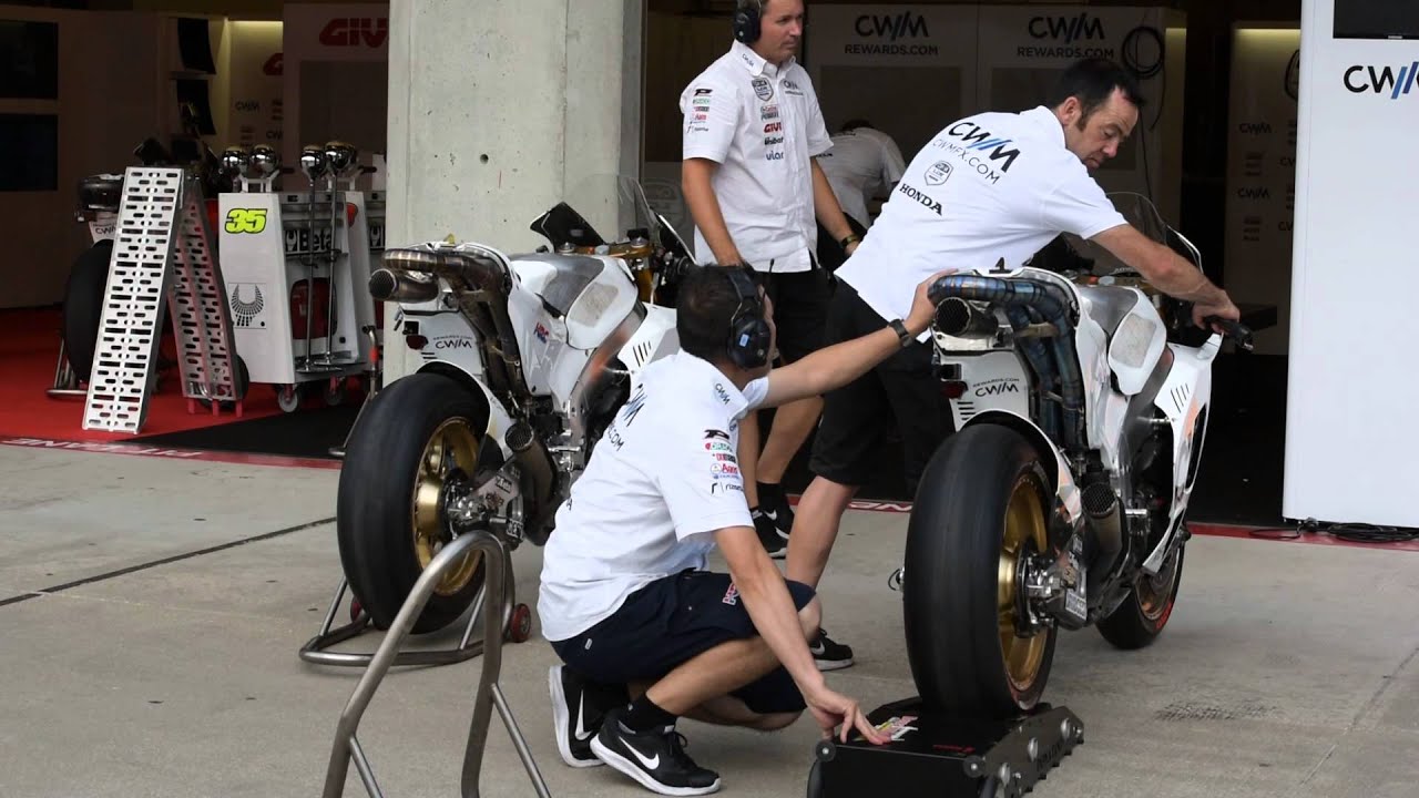 The Red Bull Indianapolis MotoGP 2015 Grand Prix CWM LCR Honda Pit Walk