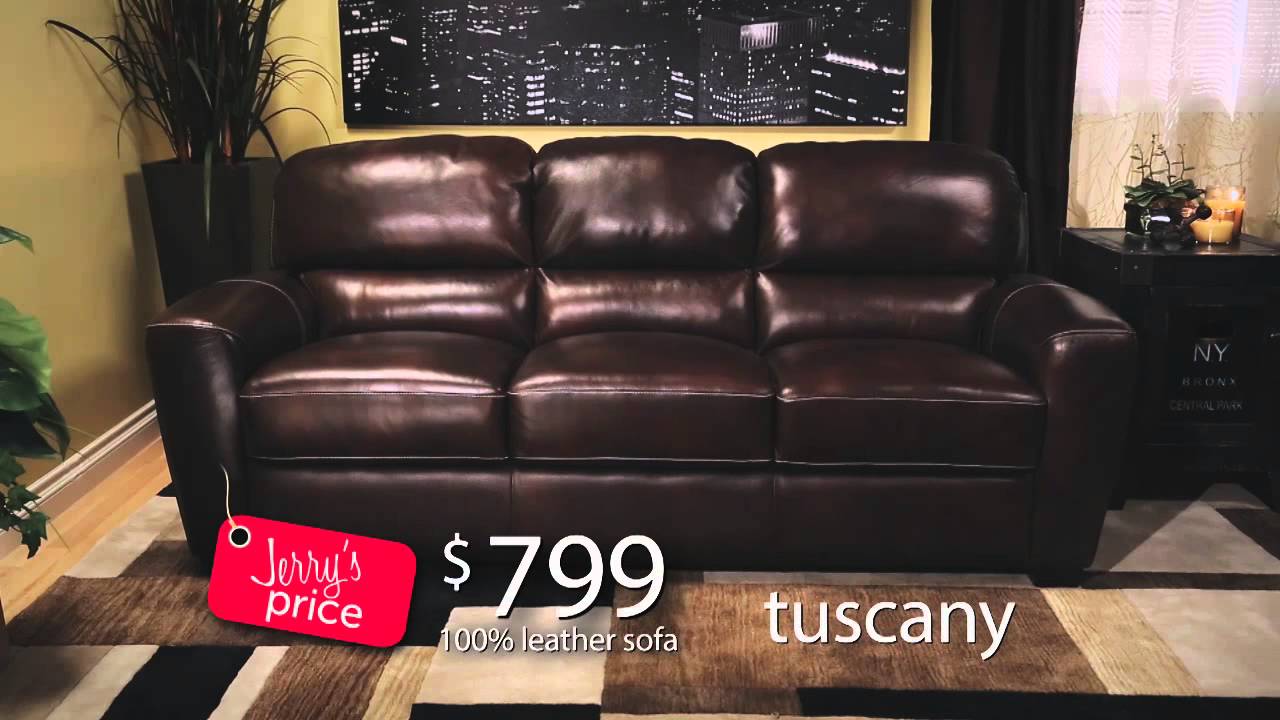 Jerome S 799 100 Italian Leather Sofa Youtube