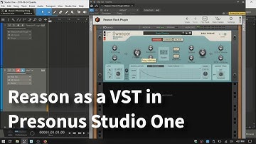 Using Reason 11 VST Rack in Presonus Studio One 4.5