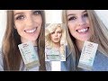 Brunette to Blonde AT HOME With Loreal Platinum Advanced Box Dye | TONING with Wella T14 & Wella T27
