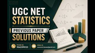 Master UGC NET Statistics with Previous Paper Solutions and Detailed Concepts #UGCNETStatistics