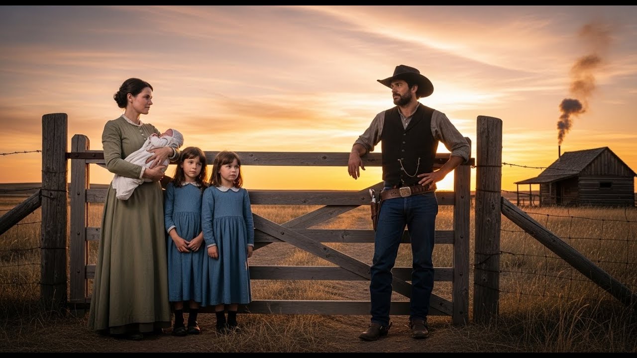 She Was Beaten for Birthing Daughters—Until the Widowed Cowboy Said, “Then Let Me Raise Them Proud ”