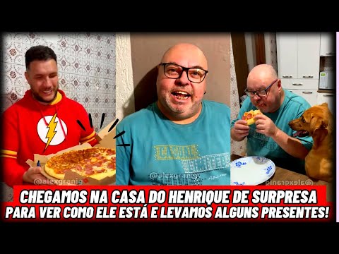 Chegamos na Casa do Henrique de Surpresa para Ver como Ele Está e Levamos alguns Presentes! ❤️ @alexgranig