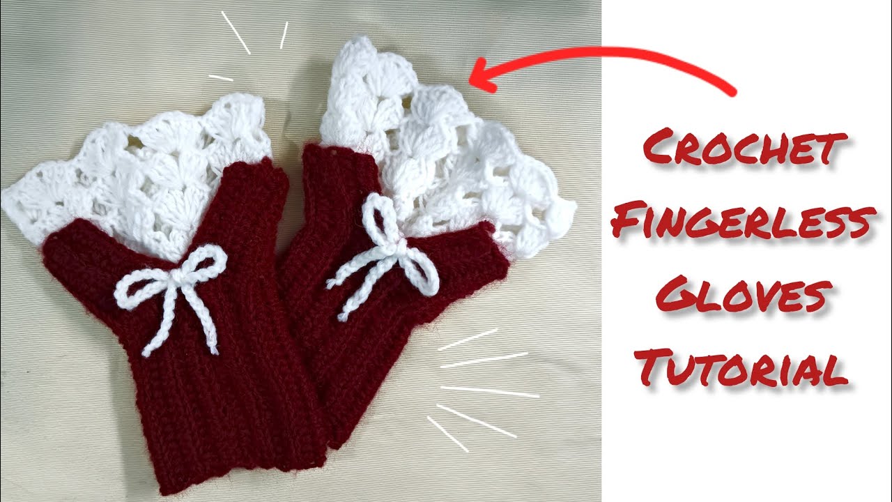 Crochet Fingerless Gloves Tutorial 😍🧶|| Full Tutorial 