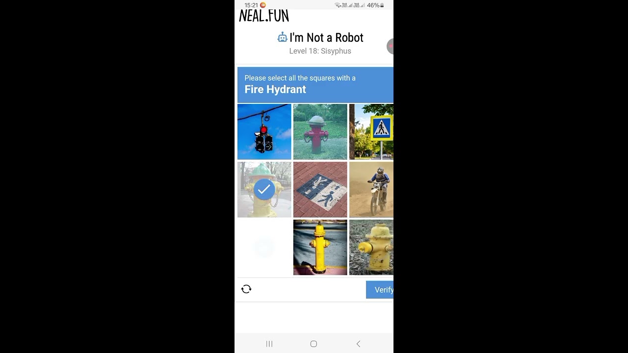 I'm Not a Robot level 18- Neal Fun solution walkthrough 