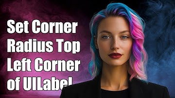 How to Set Corner Radius for Top-Left Corner of UILabel in iOS