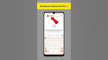Facebook Broadcast Channel | Facebook Broadcast Channel Kaise Banate Hain #shorts