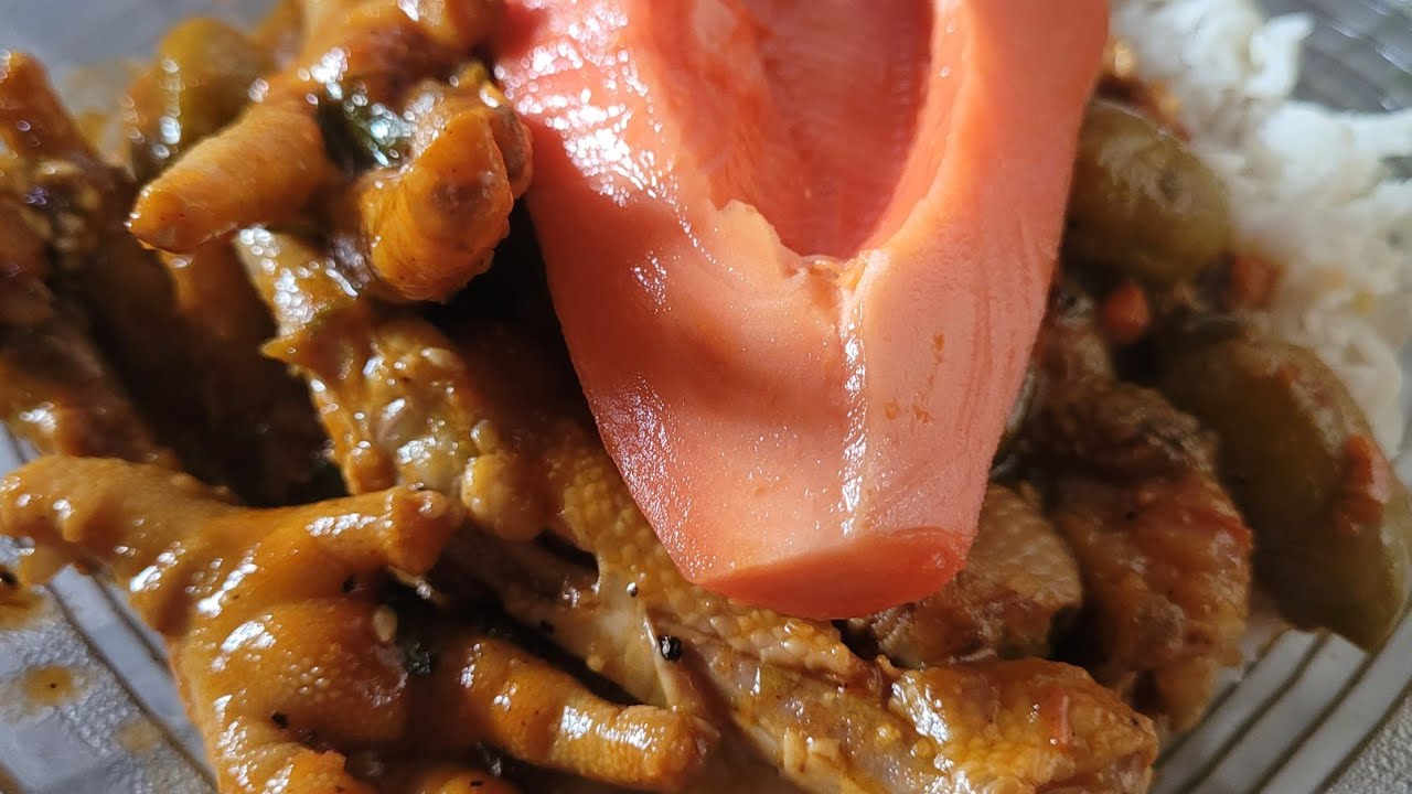 Bora comer pé de frango jilo maxixo mamão e a palavra do Senhor