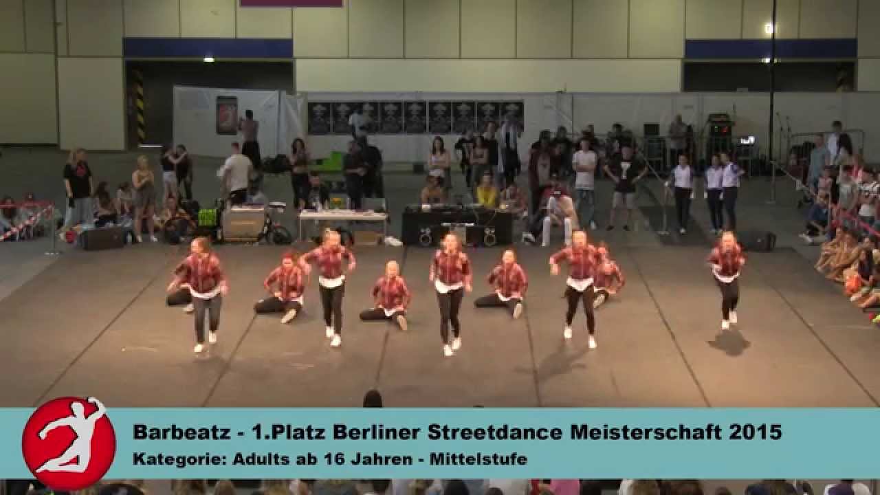 Barbeatz - 1.Platz Berliner Streetdance Meisterschaft 2015 - Adults ab 16 Jahren - Mittelstufe