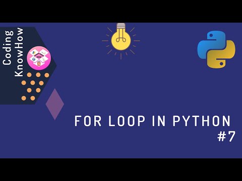 #7 For Loop In Python | Python Tutorial For Beginners
