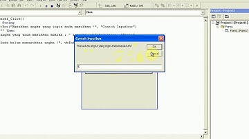 Cara Menggunakan Inputbox Dengan Visual Basic 6