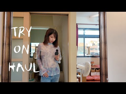 Exploring Transparent Clothes with monmon| TRY ON HAUL［4K］