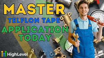 How to Apply Teflon Tape the RIGHT Way