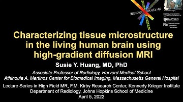 Characterizing tissue microstructure in the living human brain using high gradient diffusion MRI