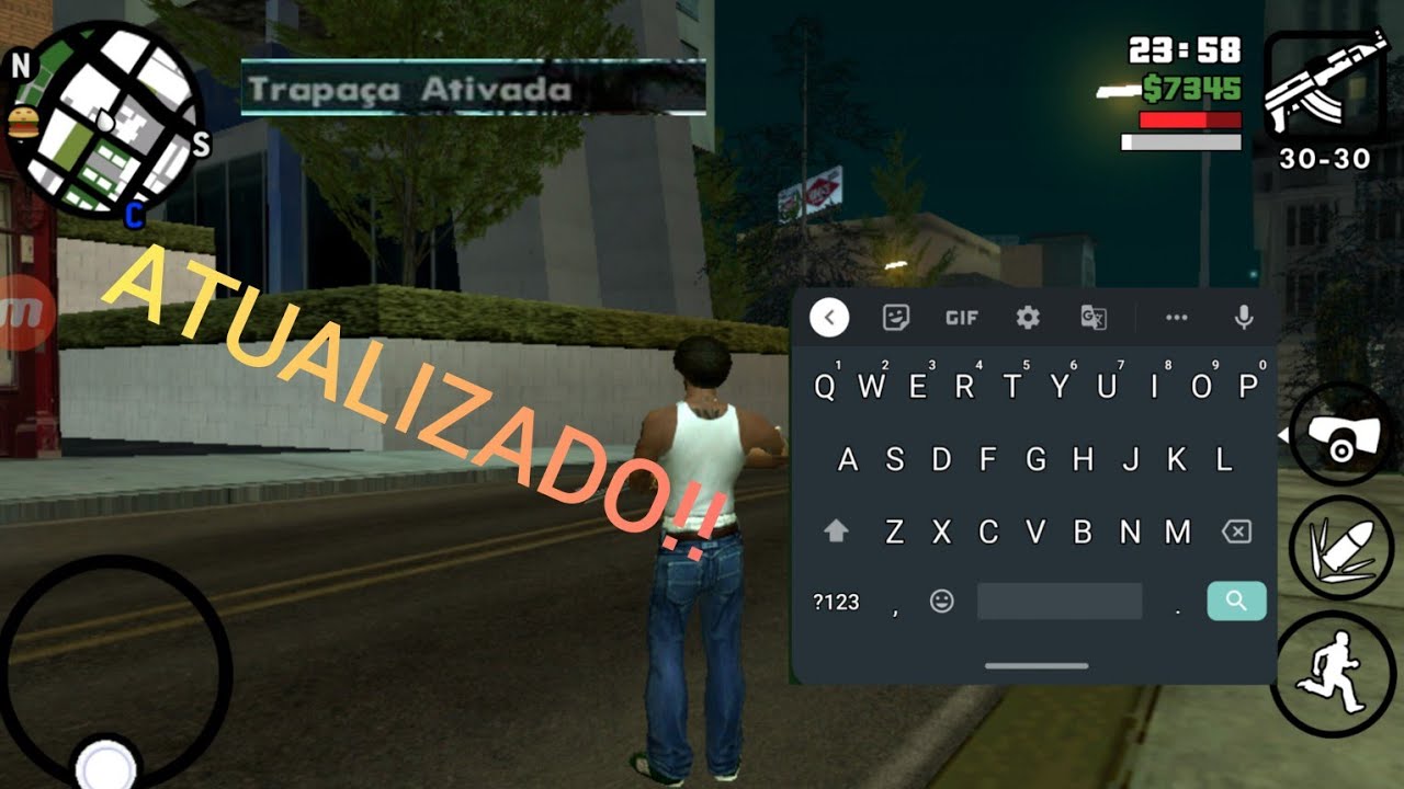 Como colocar CÓDIGOS no GTA San Andreas de CELULAR android 