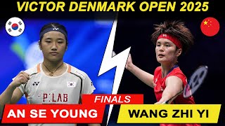 덴마크 오픈 2025 F: 안세영 vs 왕지이 | Denmark Open: An Se Young vs Wang Zhi Yi