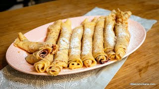 Crêpes - Thin French Pancakes the classic recipe you CANNOT go wrong with CC ENG SUB | Savori Urbane