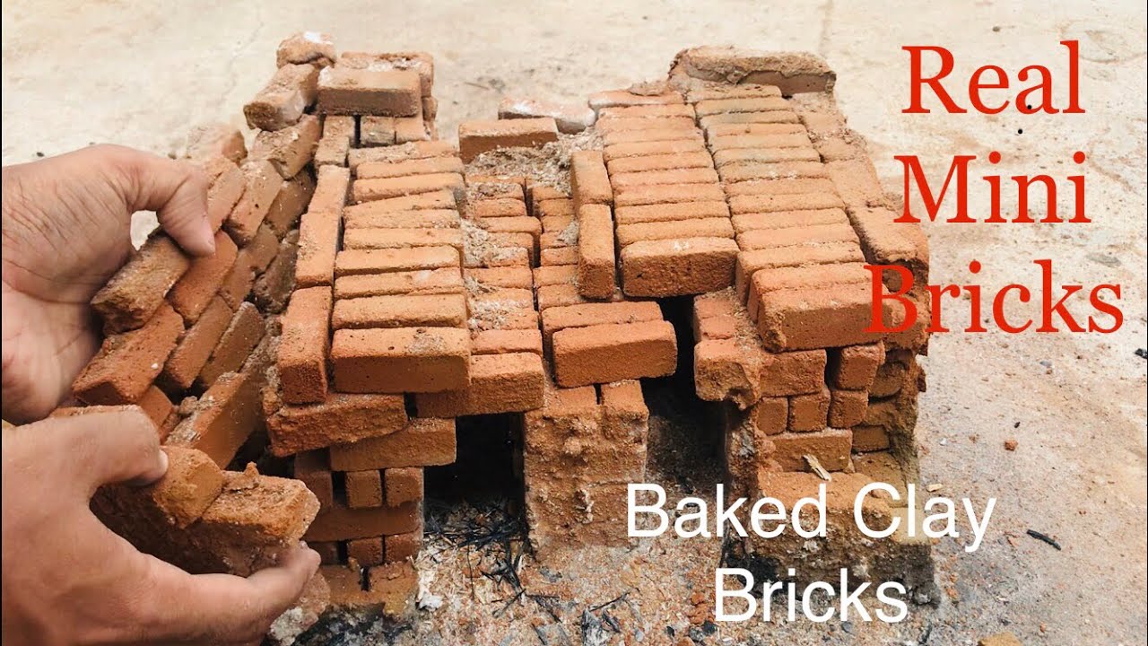 How to make mini bricks at home, very easy to make